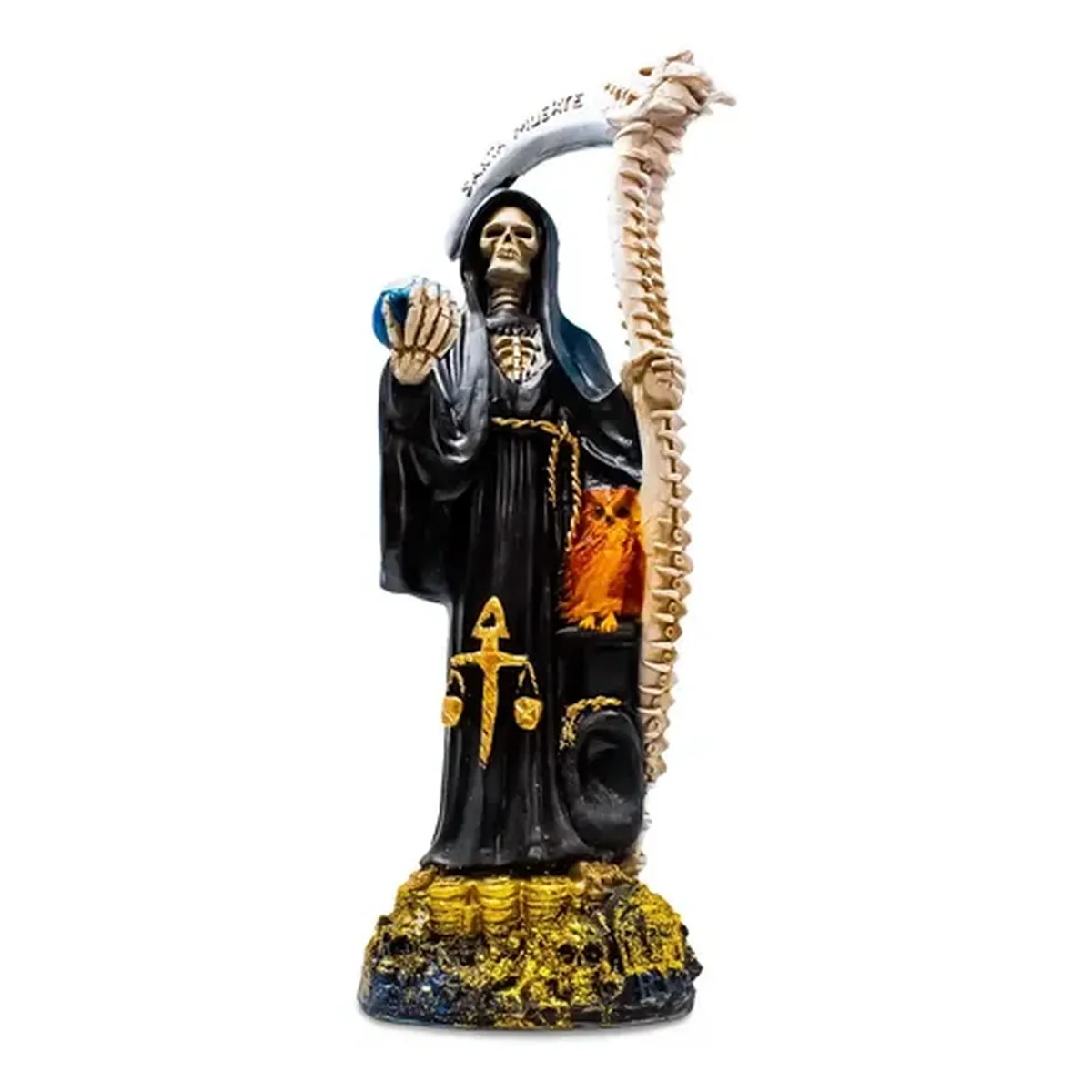 Santa Muerte Negra para Justicia y Proteccion Total