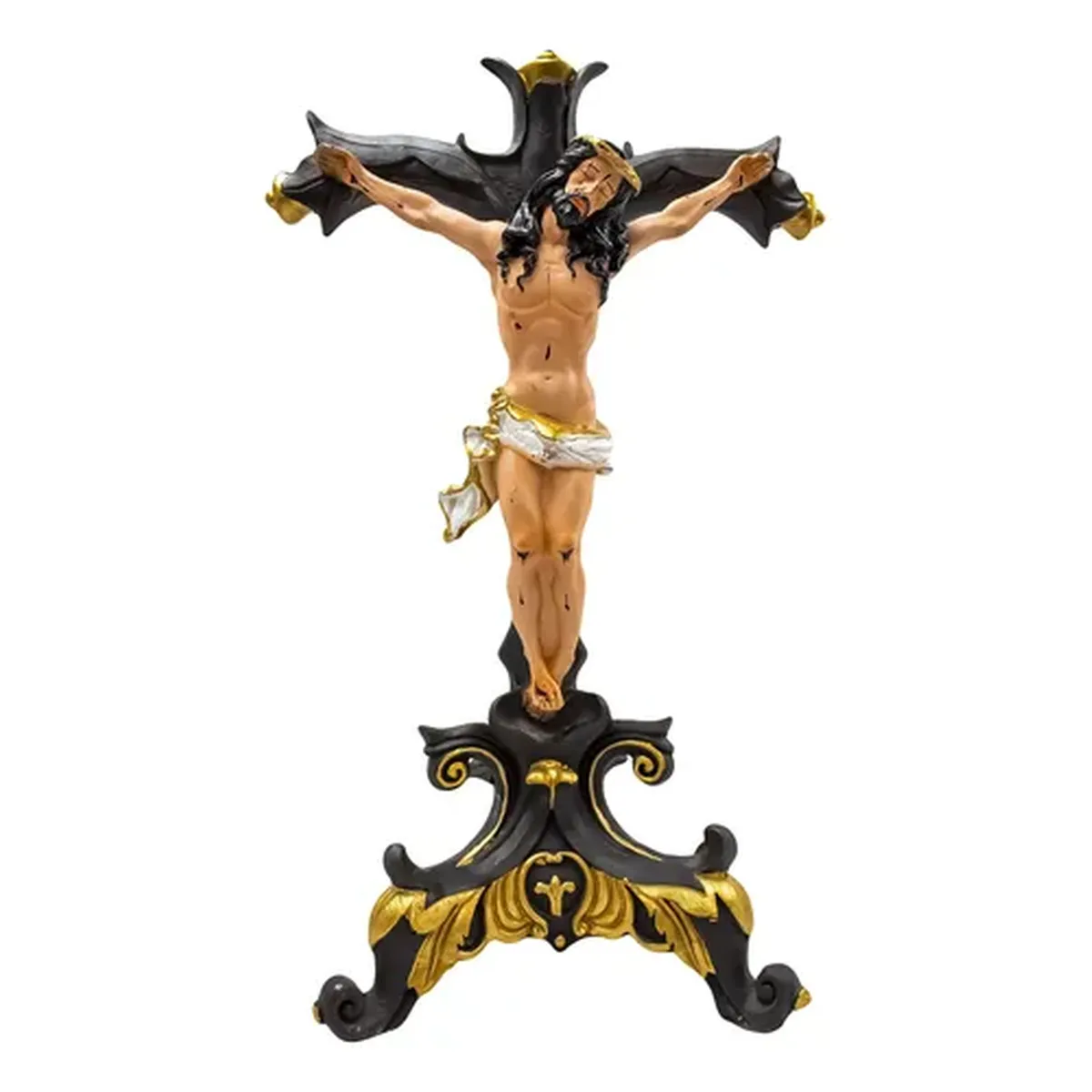 Figura de Cristo Crucifijo con Base