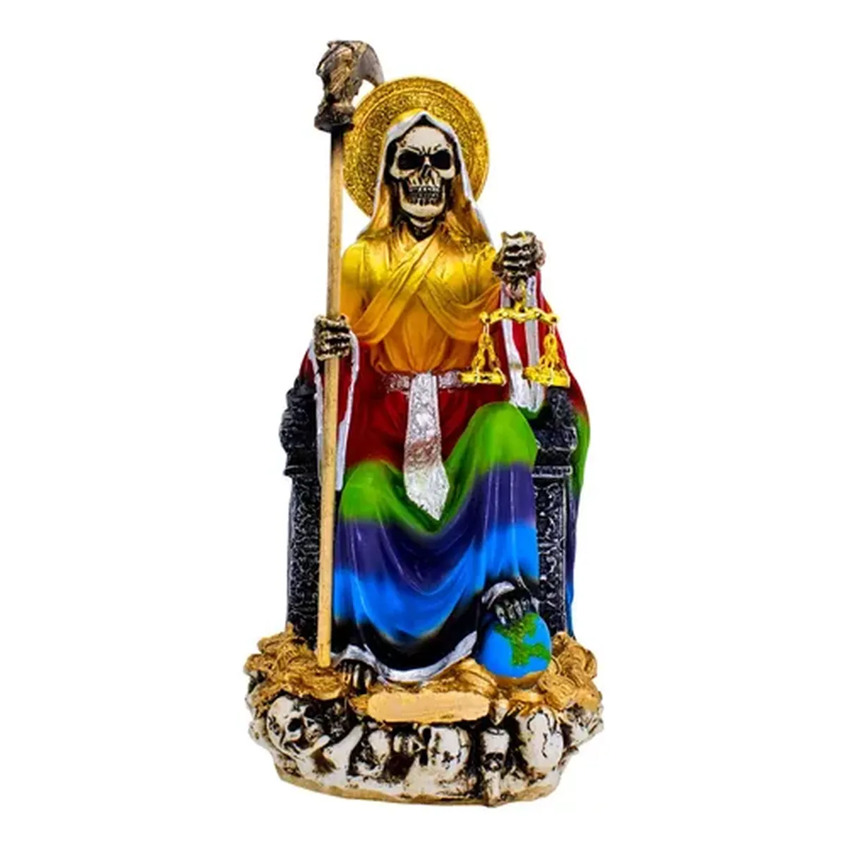 Santa Muerte Potencias Suprema Sentad Curada