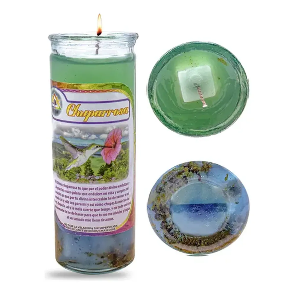 Veladora Gel Chuparrosa Preparada Amor Atraccion Pareja