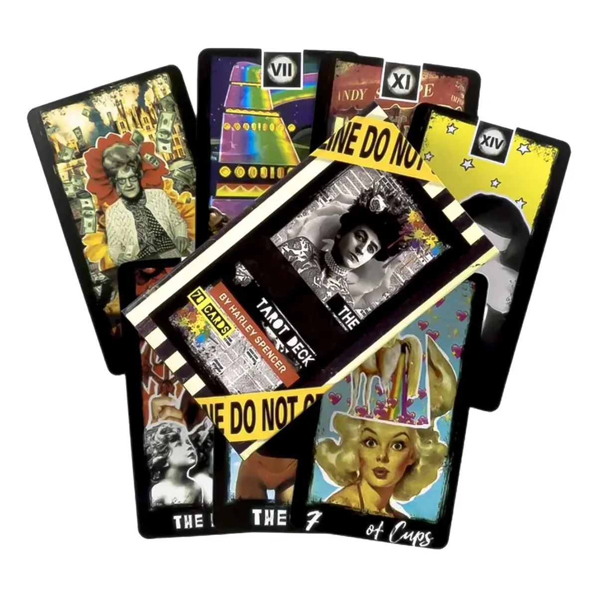 Cartas Tarot Rider Millenial Badass Retro Punk Arte Urbano