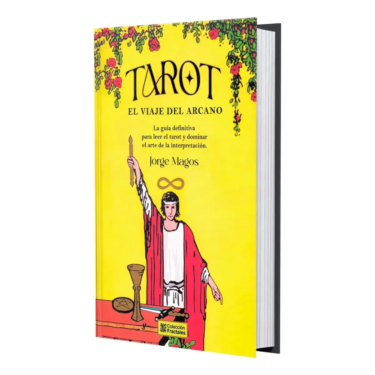 Viaje del Arcano Pasta Dura Dominar Lectura Tarot Mago