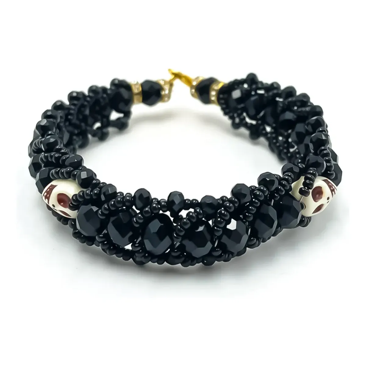 Pulsera Lucero Tapete Negra Calaveras Amuleto Proteccion