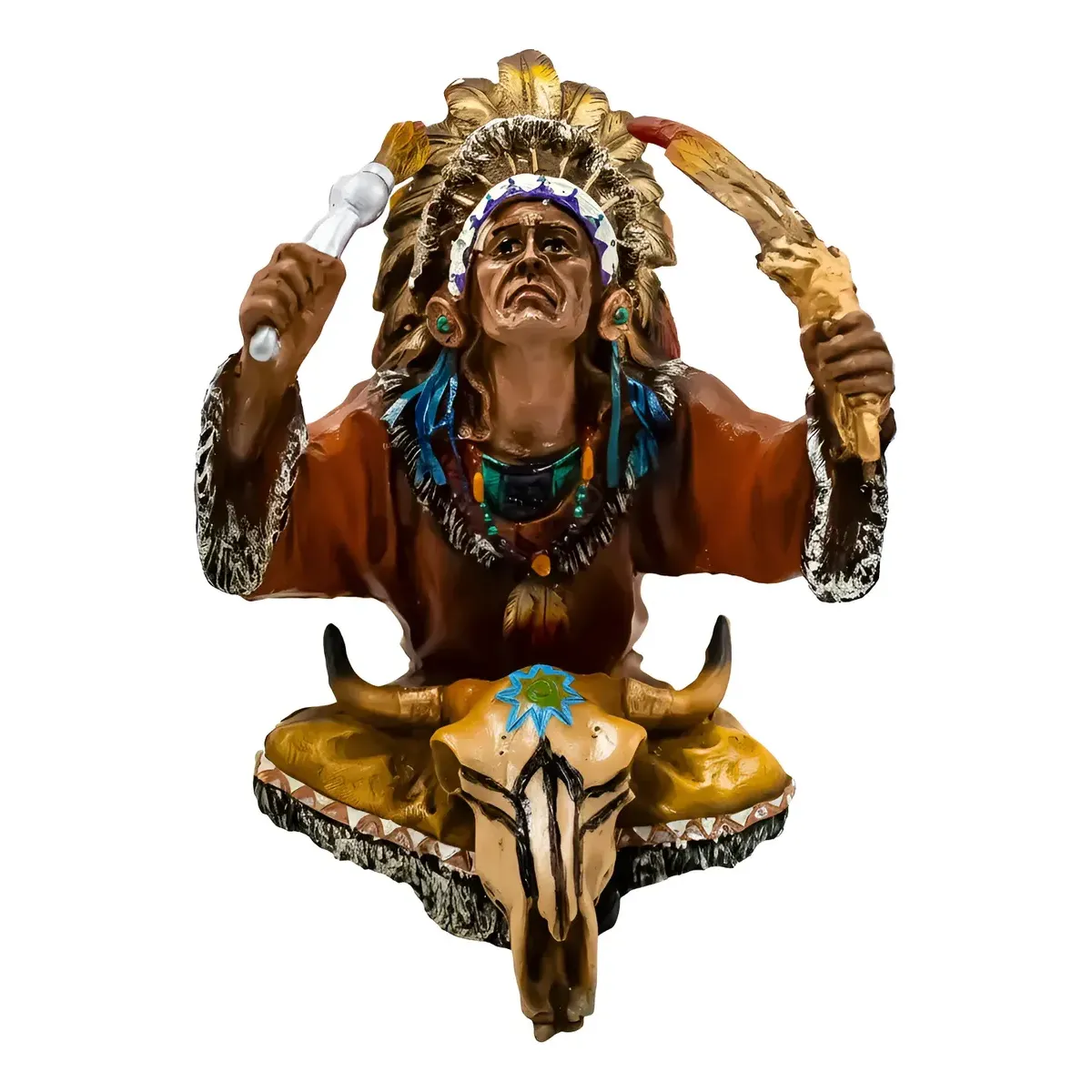 Figura Nativo Ch Decoracion Ancestral Cultura y Tradicion