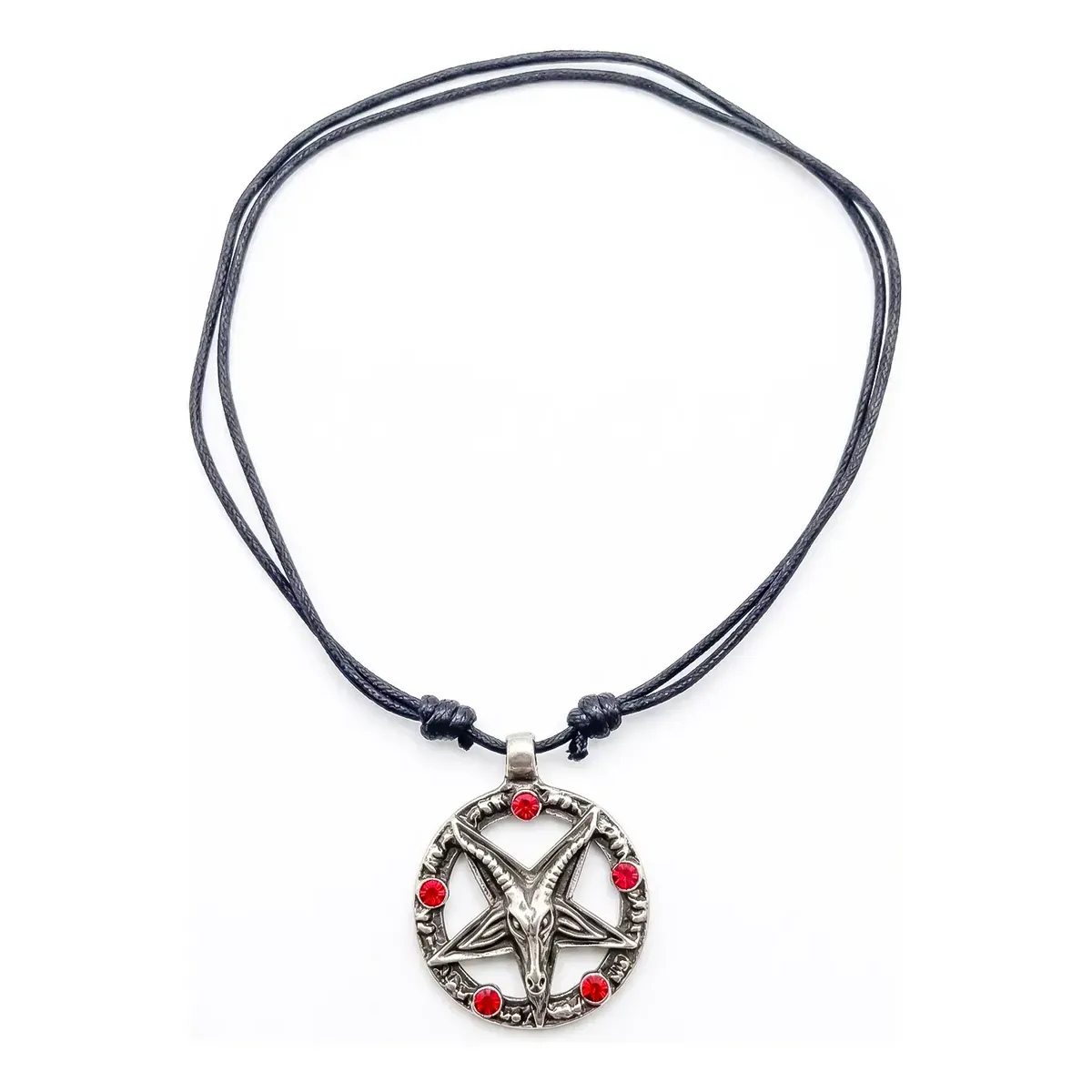 Collar de Proteccion Energias Negativas Pentagrama Baphomet