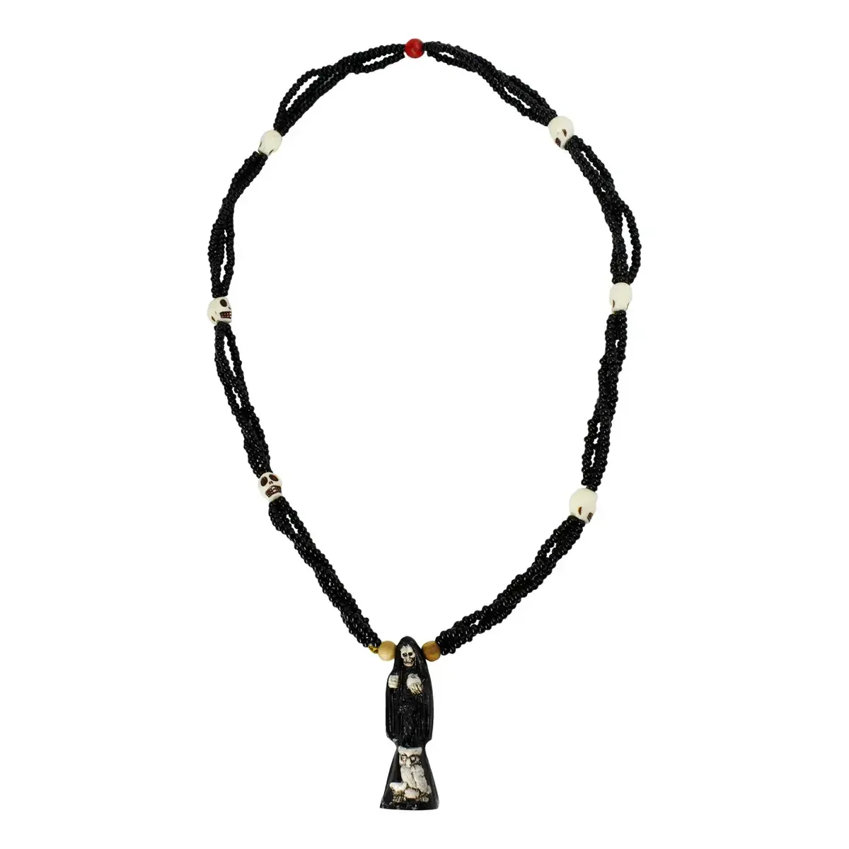 Mazo Personal Santa Muerte Negra Todo Negra Protecciones