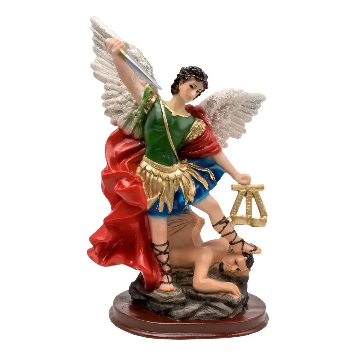 Figura Arcangel Miguel Guerrero Celestial y Fe
