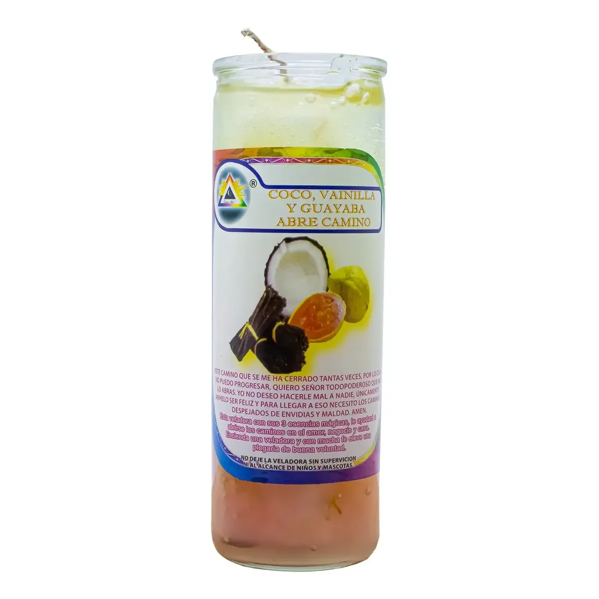 Veladora Gel Abrecamino Preparada Decretada Amor Dinero