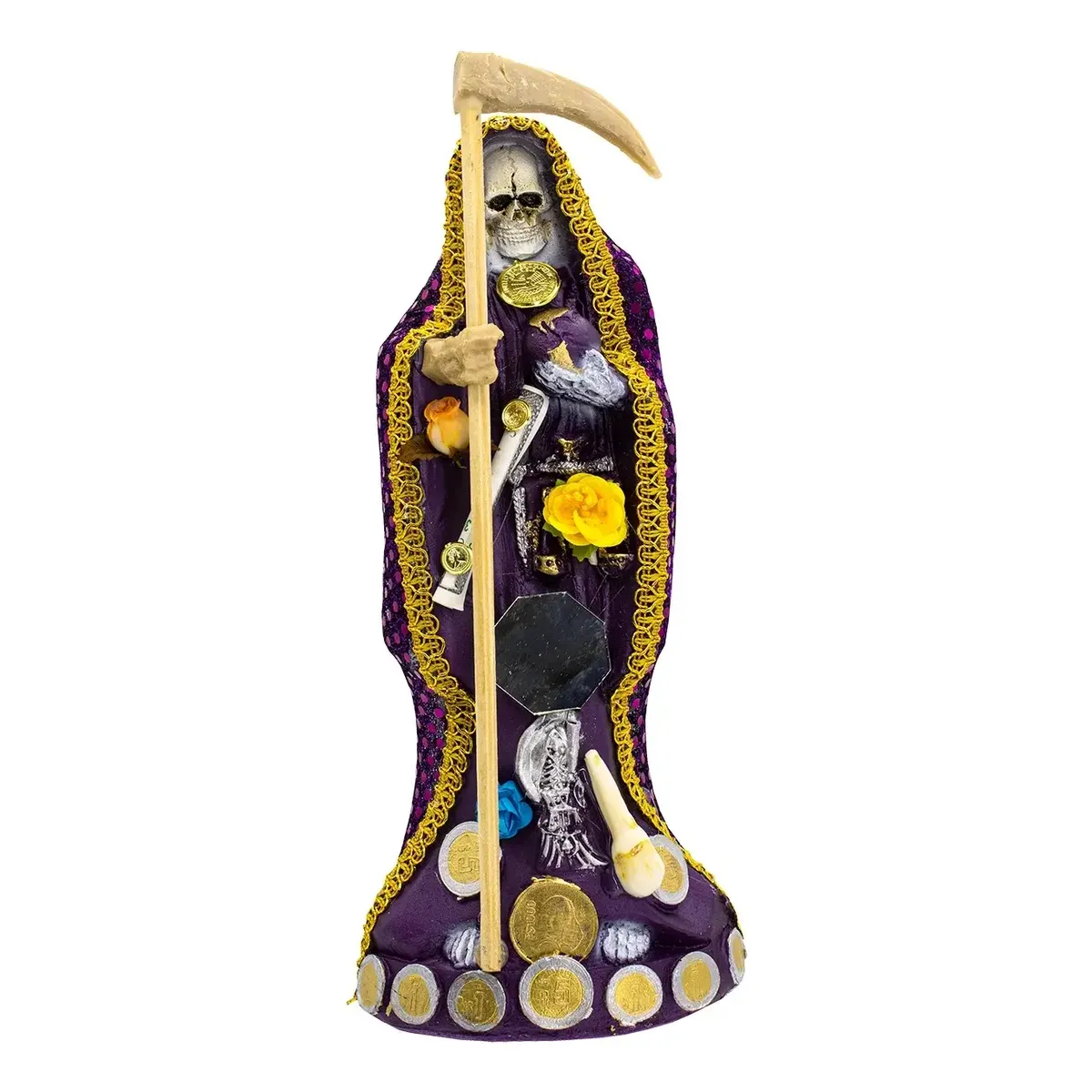 Santa Muerte Morada Proteccion Energia Curada