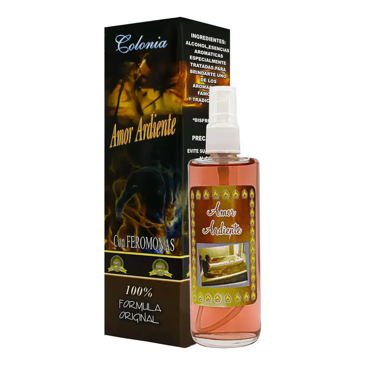 Feromonas Perfume Amor Ardiente Locion Pasion Deseo Amor