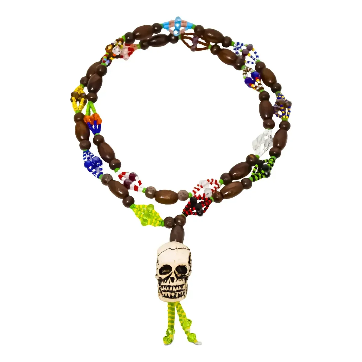 Collar Ogbe Yono Craneo Proteccion Espiritual Poderosa