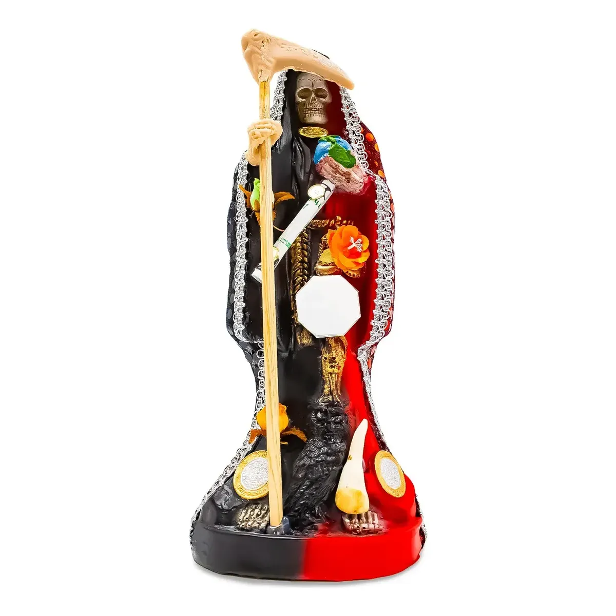 Santa Muerte Reversible Vestida Curada Preparada