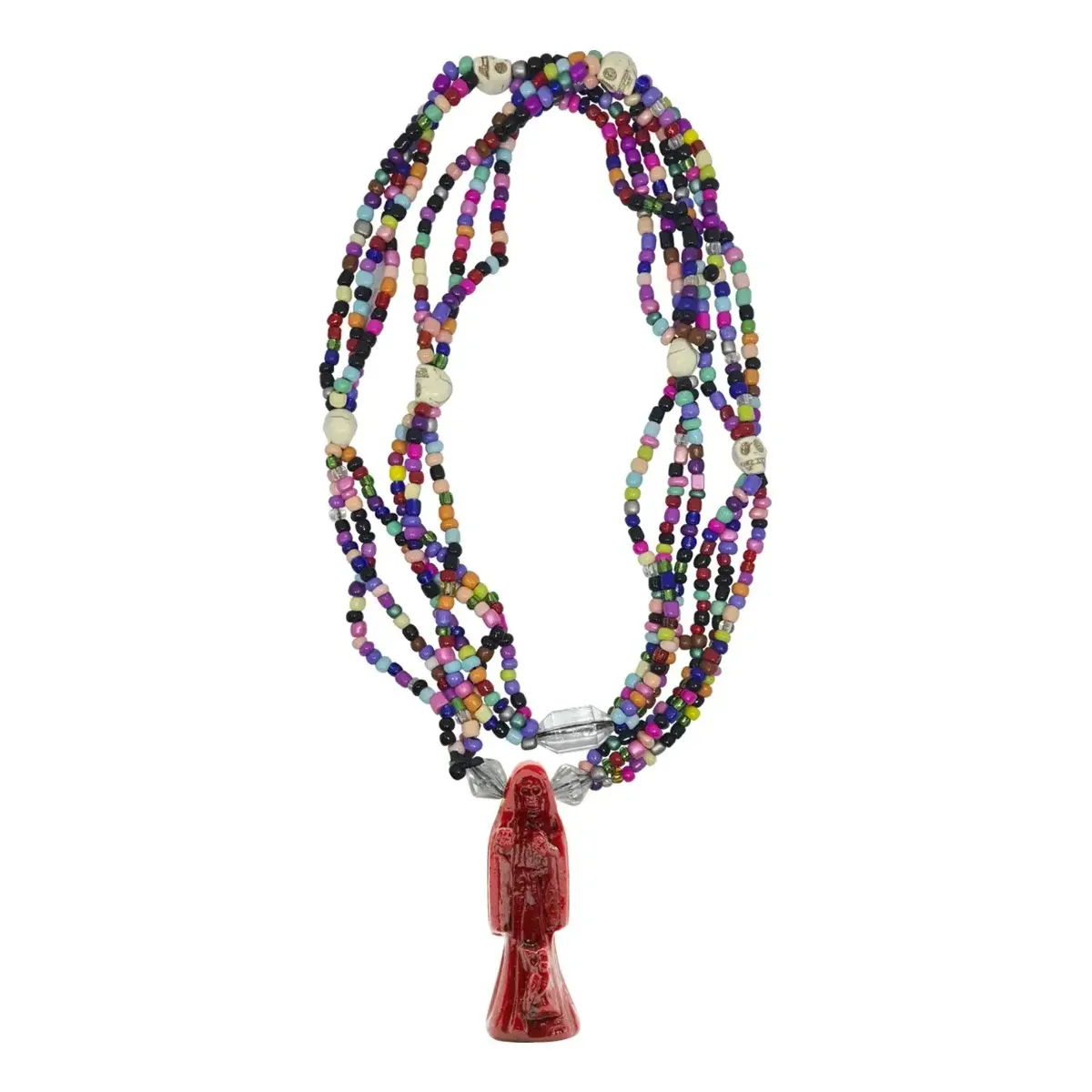 Mazo Personal Santa Muerte Roja Amor Pasion Deseo Curado