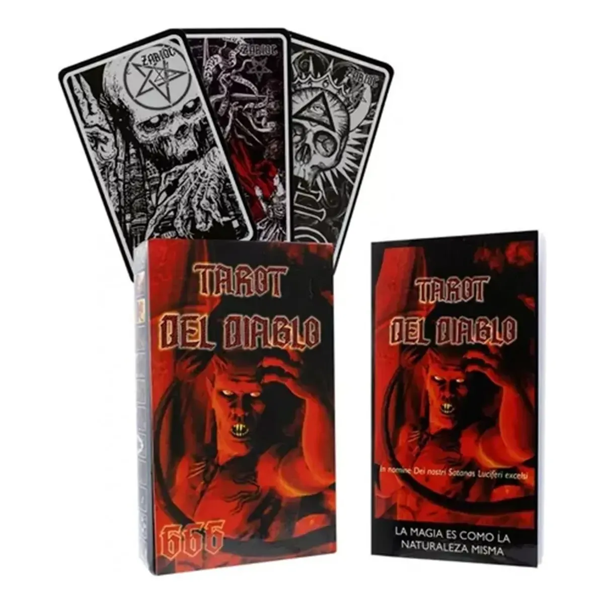 Baraja Tarot del Diablo Plastificadas Instructivo