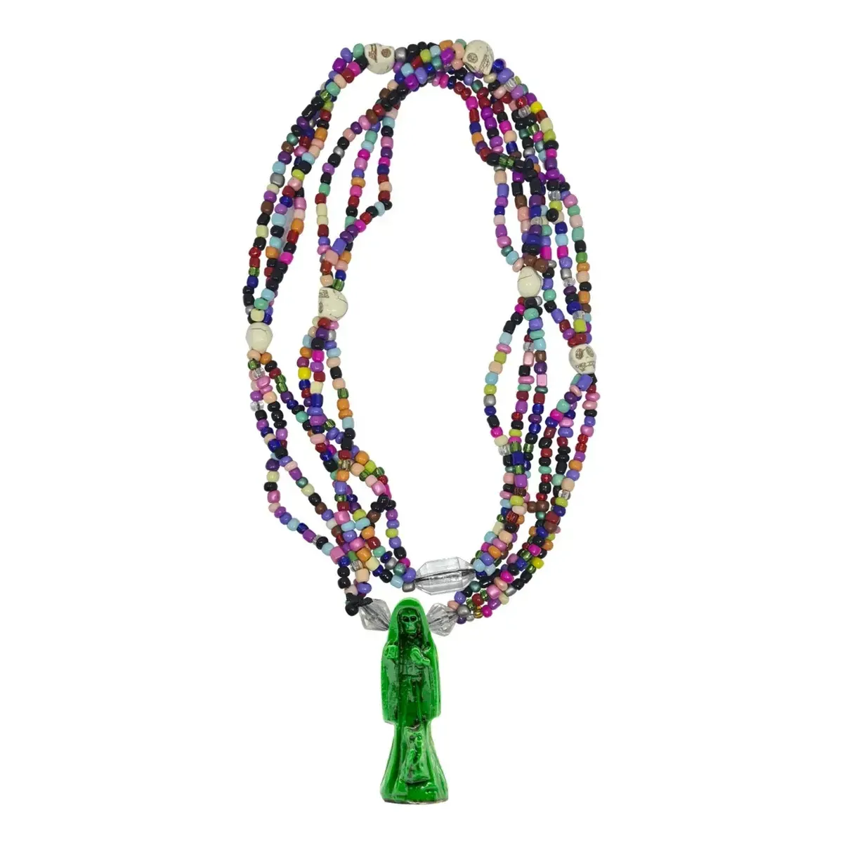 Mazo Santa Muerte Verde Justicia Litigio Ritual Curado