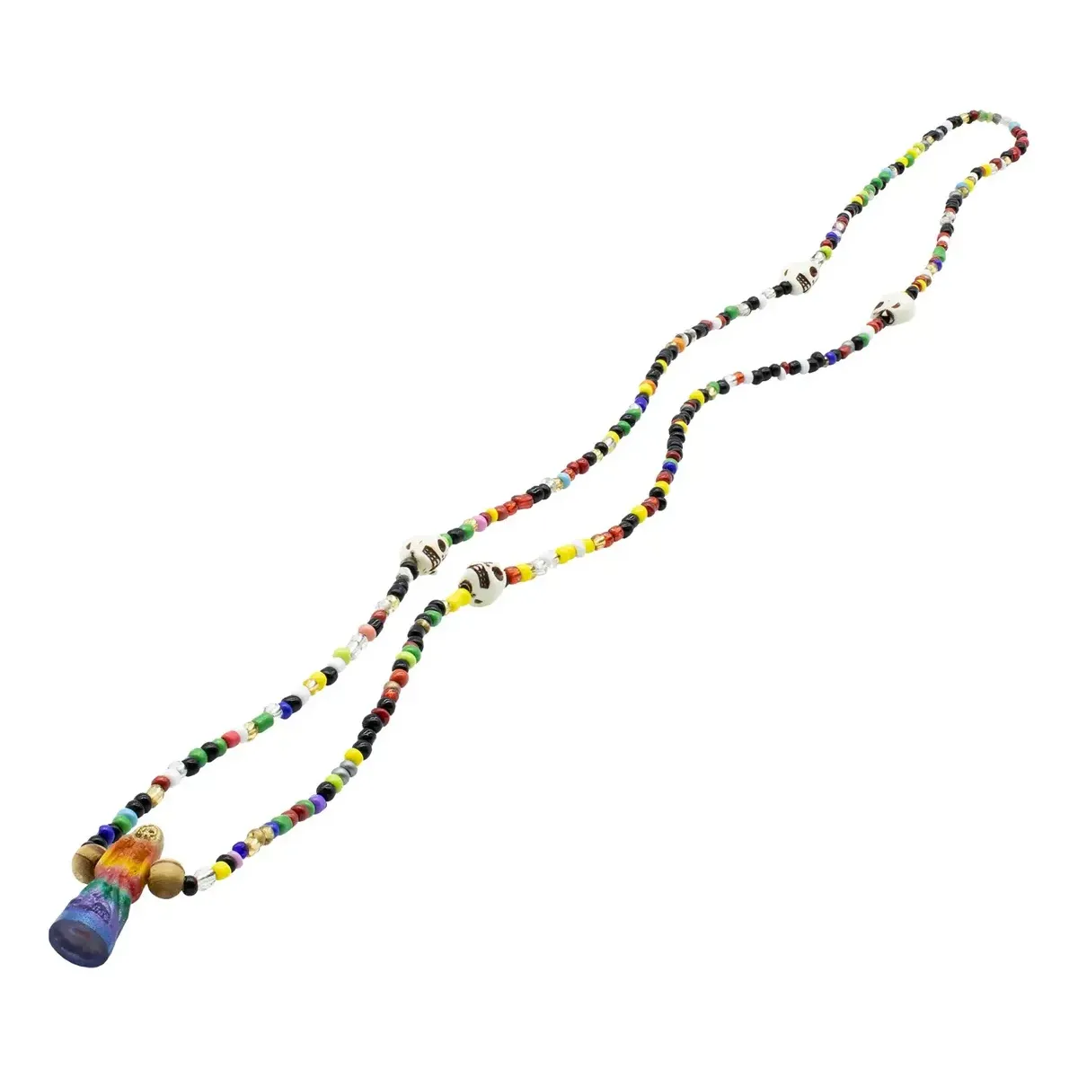 Collar Rosario Santa Muerte Potencias Un Hilo Eleke