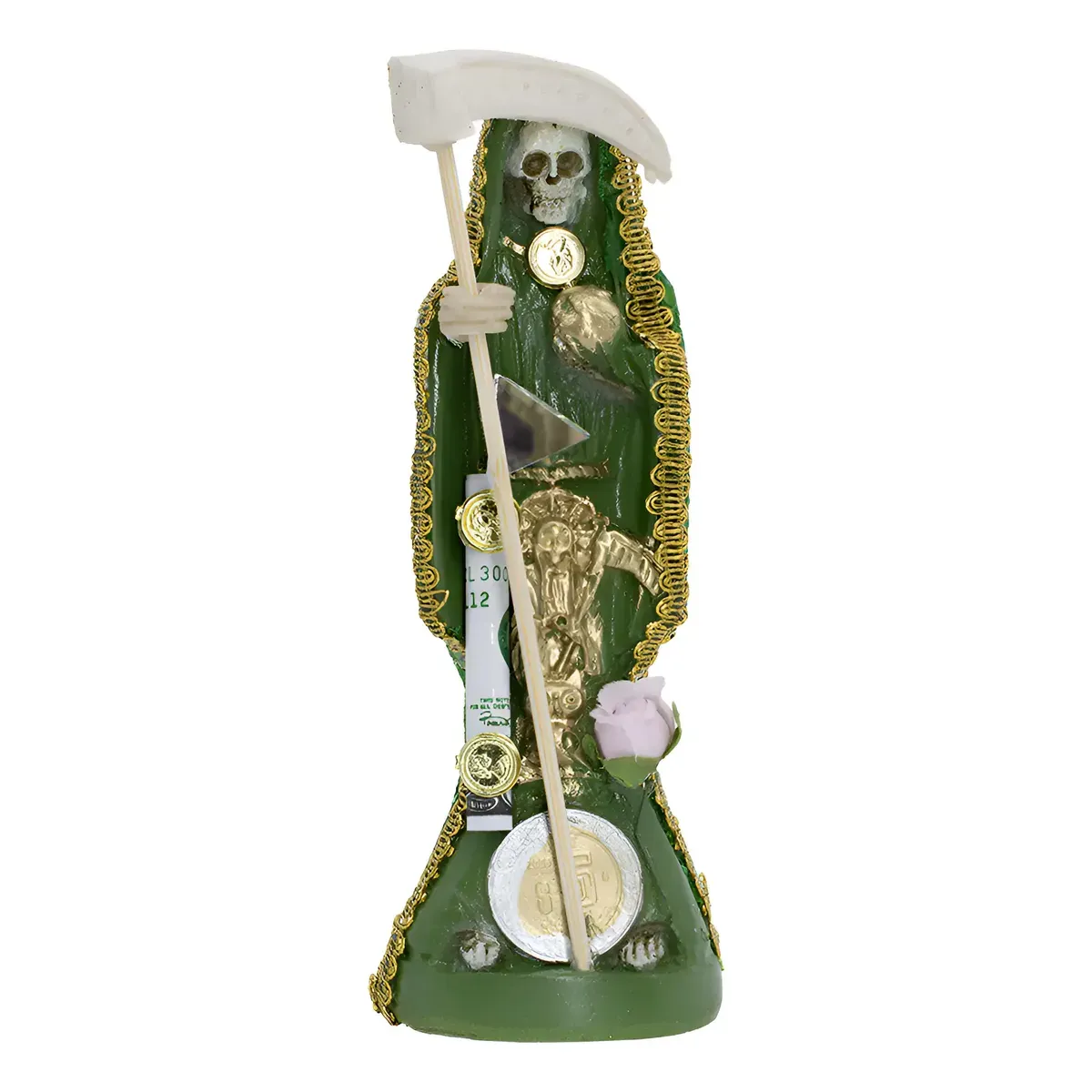 Santa Muerte Vestida Verde