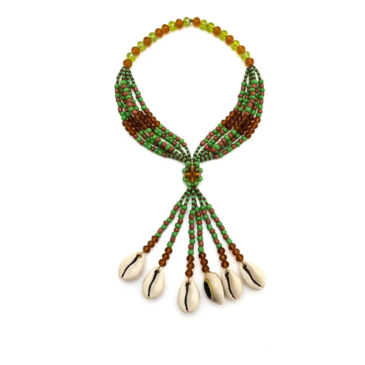 Mazo Orula Nigeriano Collar Santeria Ifa con Caracoles